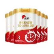 BANNER DAIRY 旗帜 幼儿配方奶粉 3段(12-36个月幼儿适用)900g*6罐 含乳铁蛋白+OPO+生牛乳