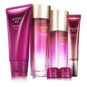 PLUS会员：KANS 韩束 墨菊补水润养礼盒装 (洁面乳100ml+补水露120ml+补水乳60ml+眼霜15g+精华霜6g*2)