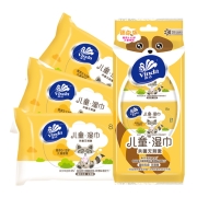凑单品：维达 杀菌 湿巾 8片X3包