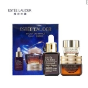 ESTEE LAUDER 雅诗兰黛 小棕瓶眼霜经典护肤套装 小眼霜15ml+特润修护精华15ml+多效智妍乳霜7ml