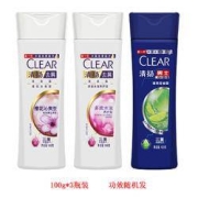 京喜APP：清扬洗发水100g*3瓶装（香型随机）