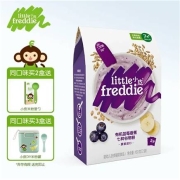 小皮(LittleFreddie) 蓝莓香蕉多种谷物米粉欧洲原装进口 (7+月龄适用)160g/盒*3件