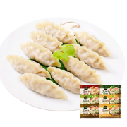 必品阁 王饺子 韩式速冻水饺组合 490g*6袋