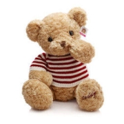 GLOBAL BOWEN BEAR 柏文熊 BBM001 美国毛衣熊 毛绒玩具 卡其色 60cm