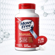 美国产 维骨力MoveFree 红盒软骨素 170粒 关节疼首选