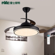20点开始：NVC Lighting 雷士照明 满天星 吊扇灯 黑色