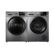 Midea 美的 MG100VT55DY+MH100VH05WY 洗烘套装