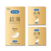 杜蕾斯 焕金隐feel 超薄避孕套 16只