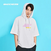 SKECHERS 斯凯奇 针织连帽短袖T恤 L220M213