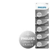 PHILIPS 飞利浦 CR2016纽扣电池 5粒装