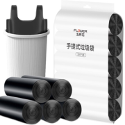 加厚防漏！五月花 一次性手提式垃圾袋 45*60cm*100只
