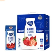 聚划算百亿补贴:纯甄 草莓果粒风味酸奶200g×10盒