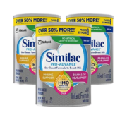 Similac Abbott 雅培 Similac 铂优恩美力 Pro-Advance Non-GMO 婴儿奶粉，不含铁，带有2’-FL HM