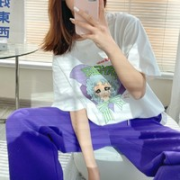 歌多芬 女士印花短袖T恤