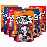 淘米熊 花椒锅巴 麻辣2包+椒香2包+爆辣2包+随机赠1包 共100g*7包