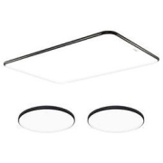 NVC Lighting 雷士照明 NVC）LED吸顶灯 北欧现代简约客厅卧室书房餐厅超薄灯具 智控调光调色 极光A WHXD108W/F-03