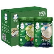 Gerber 嘉宝 米粉婴儿辅食 有铁米糊225g*2礼盒装