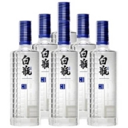 PLUS会员：泸州老窖 泸州白瓶酒 52%vol 浓香型白酒 500ml*6瓶 整箱装