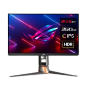 ROG 玩家国度 华硕 ROG玩家国度 24.5英寸电竞显示器 电脑显示器 原生360Hz Fast IPS 灰阶1ms HDR 旋转升降 PG259QN超梦