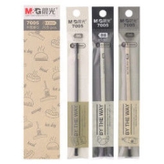 M&G 晨光 7005 本味系列 中性笔替芯 黑色 0.5mm 20支装