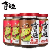 食魂 牛肉酱组合装4件（泡椒牛肉200g+香菇牛肉200g+蒜蓉辣椒200g*2）