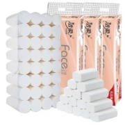 京东极速版:洁柔  加厚Face无芯卷纸  3提  70g ×30卷  共2100g