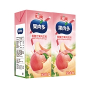 汇源 果肉多 山楂/桃/草莓味 复合果肉果汁饮料 1L*2盒