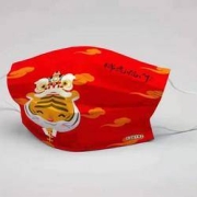 中国风 新年口罩 独立包装一次性三层印花潮款