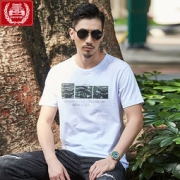 白菜价：战地吉普 男士 短袖印花T恤
