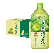 Uni-President 统一 青梅绿茶 1升 8瓶 整箱 L级软枝大粒梅