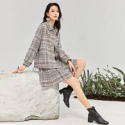DUIBAI 对白 女子短款呢大衣外套 ADN005Q
