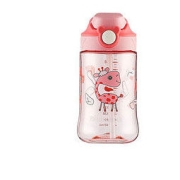 BEDDYBEAR 杯具熊 手提 儿童水杯 防漏吸管杯儿童防摔鸭嘴杯学饮杯 400ml