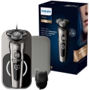 Philips 飞利浦 9000系列 SP9860/16 干湿两用电动剃须刀 纳米技术精密刀片，修剪器，无线充电的Qi充电座