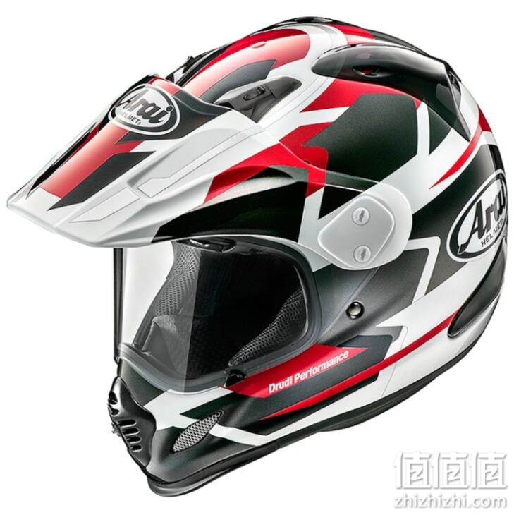 日本Arai Tour-Cross 3摩托车男越野拉力盔机车赛车骑行越野头盔夏季 Departure Red 绕道红 L（适合头围59-60）