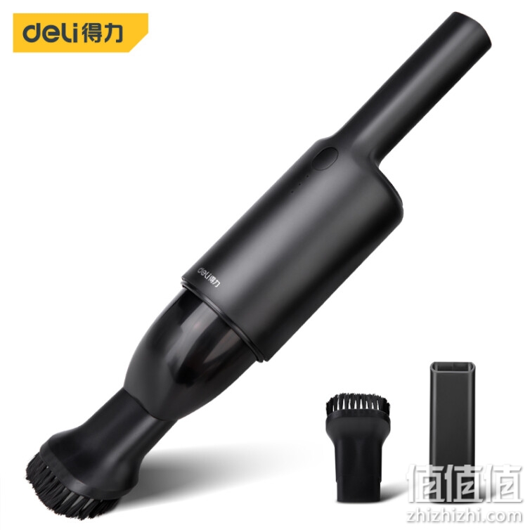 得力（deli）无线车载吸尘器小型手持车家两用5500pa 便携式大功率大吸力锂电汽车吸尘器干湿两用 DL881070