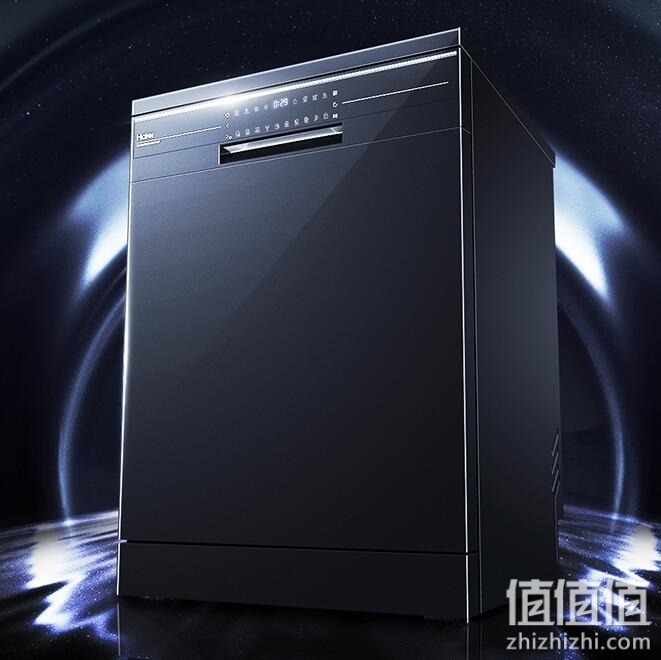 海尔（Haier）洗碗机13套独立式80℃双微蒸汽智能油污感应烘干家用除菌消毒洗碗机 EW139166BK