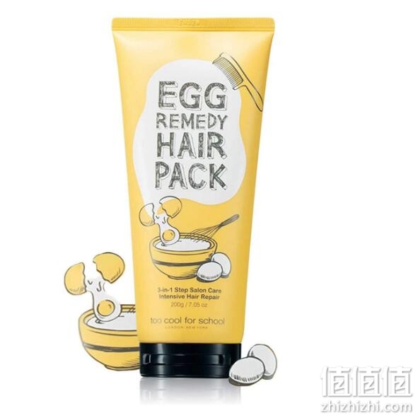 too cool for school EGG REMEDY HAIR PACK白滑鸡蛋护发膜