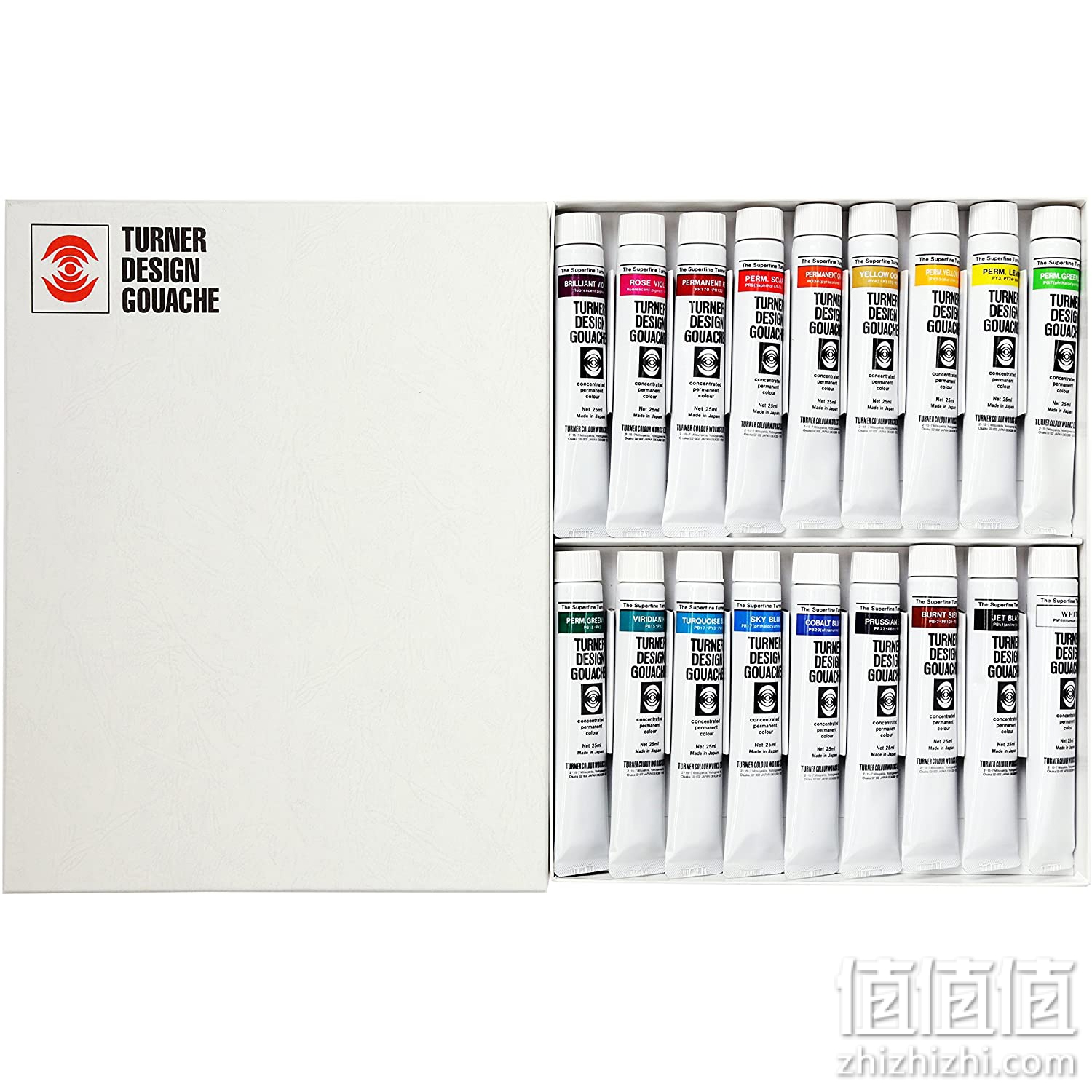 TURNER COLOR 水彩颜料 设计颜料 18色套装 DG02518C 25毫升
