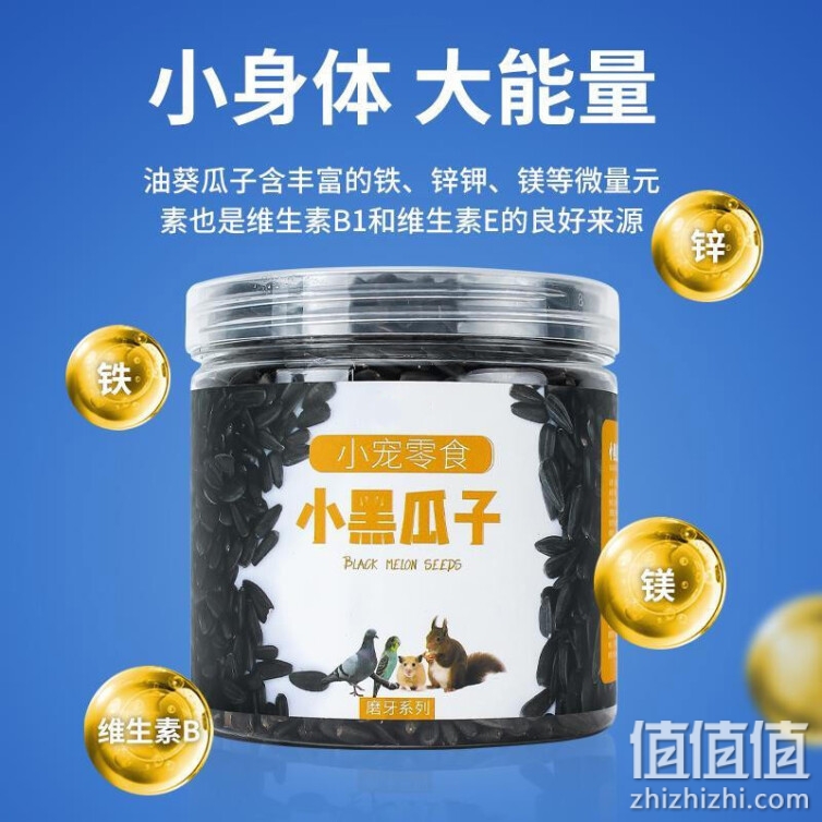 浙宠 鹦鹉饲料小生瓜子油葵虎皮玄凤牡丹吃的鸟粮食物训练奖励零食用品