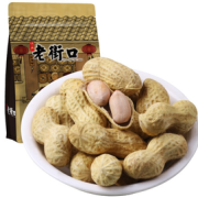 亲子会员！LAO JIE KOU 老街口 坚果炒 休闲零食 蒜香味420g+奶香味420g