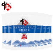 中盐 不加碘食用盐 400g*6袋
