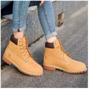 Timberland 添柏岚 男女款高帮大黄靴 12909
