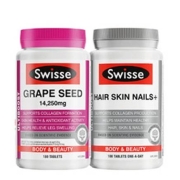 88VIP：Swisse 斯维诗 葡萄籽 180粒 + 胶原蛋白片 100粒
