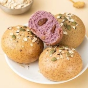 栖栖小屋 全麦低脂代餐欧包面包2斤装