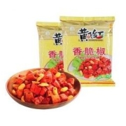 HUANG FEI HONG 黄飞红 香脆椒308g*2袋 香脆辣椒每日坚果炒货休闲网红零食小吃下酒菜花生米