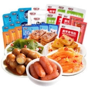 盐津铺子 辣味肉类零食大礼包 30包