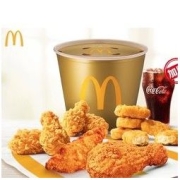 McDonald's 麦当劳 炸鸡天团桶 赠中可乐1杯 单次券