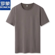 PLUS会员：ROMON 罗蒙 男士纯棉短袖T恤