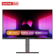 SANC 盛色 27英寸 电竞显示器 4k 144Hz HDMI2.1 Type-C 65W IPS KVM 感应灯 电脑主机PS5屏幕工匠1
