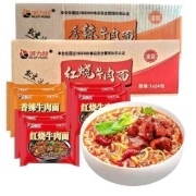 京东极速版:派力特 方便面 红烧牛肉24包